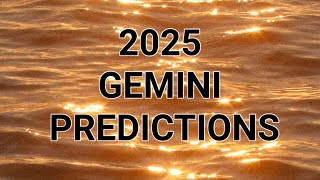 2025 GEMINI ♊️ prediction  career  money  transformation glow up [upl. by Alamap]