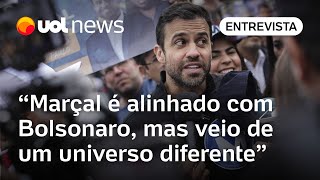 Se Bolsonaro era mito Marçal se acha o próprio Deus  mas se desvia dele  Rosana PinheiroMachado [upl. by Tenneb656]