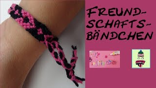 DIY Armband Freundschaftsbändchen aus Baumwolle knüpfen Vol 3  Gast Eva von Tolle Wolle 24 [upl. by Liakim464]