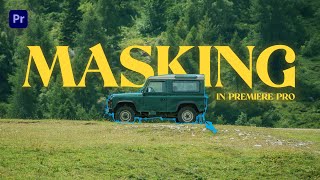 How to Use MASKS Creating Cool Visual Effects in Your Videos  Premiere Pro [upl. by Isbel]