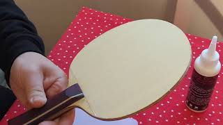 How to change rubbers on a Table Tennis bat [upl. by Mattheus299]