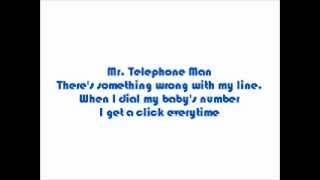 New EditionMr Telephone Man Lyrics [upl. by Ennyletak239]