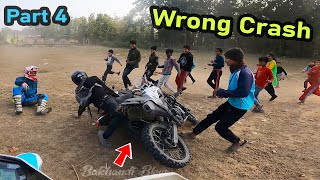 Sabke Samne Aisa Crash Socha Ni Tha 😲  Adventure Hero Xpulse 200  Jungle Series Part 4 [upl. by Aplihs]