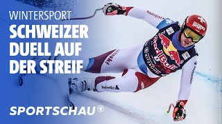 StreifAbfahrt Feuz und Odermatt dominieren Deutsche enttäuschen  Sportschau [upl. by Rotsen]