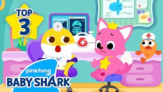 😭Pinkfong has a BooBoo  Compilation  Baby Shark Doctor  Hospital Play  Baby Shark Official [upl. by Anomer]