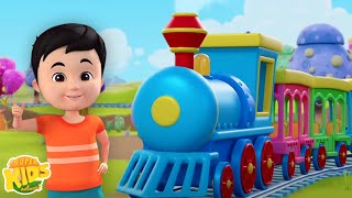 Rail Gadi Song देखो मेरे जूते  More Hindi Rhymes for Babies and Cartoon [upl. by Imeka]