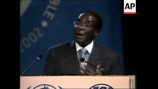 Edit of Zimbabwes president addresses Earth Summit [upl. by Bess641]