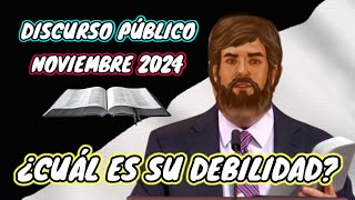 CÓMO LUCHAR CONTRA LAS DEBILIDADES DISCURSO JW TESTIGOS DE JEHOVÁ JWORG [upl. by Inol]