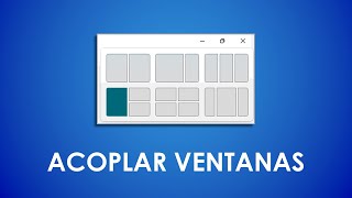 Cómo acoplar ventanas en Windows con atajos de teclado [upl. by Nenad]