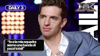 Achille Lauro presenta la squadra I PATAGARRI Les Votives e Lorenzo Salvetti DAILY 3 X Factor 2024 [upl. by Blessington]