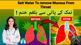 Reduce Respiratory Mucus with Salt  Chest Infection Chronic Bronchitis amp Lung Cleanse [upl. by Eliath612]