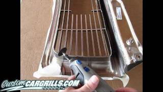 customcargrillscom Gut amp Cut grill installation [upl. by Bluh457]