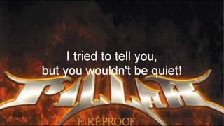 Pillar  Fireproof  With Lyrics on Screen  HD [upl. by Knudson]