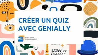 CRÉER UN QUIZ AVEC GENIALLY [upl. by Ettelocin369]