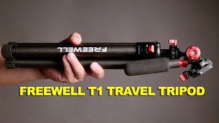 Travel Tripod Review Freewell T1 [upl. by Nairad]