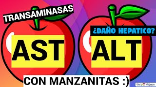 AST Y ALT CON MANZANITAS  TRANSAMINASAS  ¿HAY DAÑO HEPATICO [upl. by Melbourne]