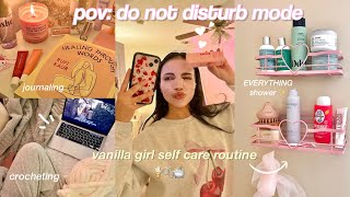 self care vlog 🫧🛁 skincare shower routine journaling  wellness [upl. by Anelis]