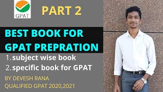 Best Books For GPAT Preparation  GPAT strategy part 2  100 crack GPAT with smart work [upl. by Hayden]