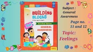 Sky Books Building Blocks UKG General Awareness Book Page no 11 and 12 [upl. by Dorren811]