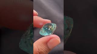 High Quality Natural color faceted Aquamarine Origin Shigar Valley Pakistan Weight 4125 carat [upl. by Lihka]