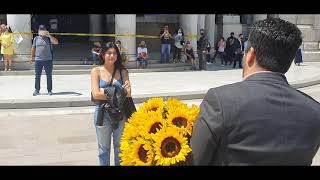 Propuesta de matrimonio en Bellas Artes Isabel y Alejandro [upl. by Rhoads945]