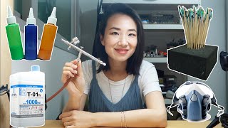 Airbrush Basics 01 Essential Setup Tools amp Paints [upl. by Karly]