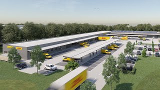 Peper amp Söhne Bau eines neuen Zustellstützpunkts für die Deutsche Post in Delmenhorst [upl. by Whitby]