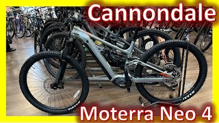 2023 Cannondale Moterra Neo 4 Walkaround  for Lazy Riders [upl. by Aarika]