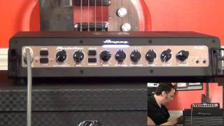 Ampeg PF500 Bass Head  Tone Settings  Rock [upl. by Aicilev505]