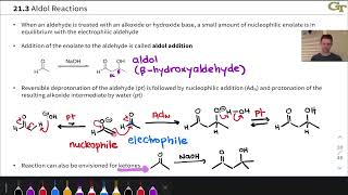 Aldol Additions and Condensations [upl. by Baron]