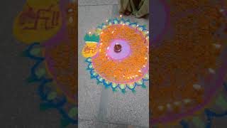 Diwali per Rangoli banane ka mahatva YouTube short video [upl. by Aikemat]