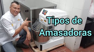 Tipos de amasadoras usadas en panadería [upl. by Grosz]