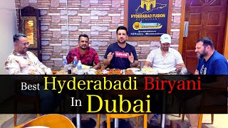 Best hyderabadi Biryani In Dubai  Hyderabad Fusion Restaurant  Shehbaaz Khan UAE Vlog [upl. by Sirdi]