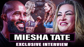 MIESHA TATE vs RONDA ROUSEY AT UFC 300  EXCLUSIVE IN STUDIO INTERVIEW [upl. by Penrod]