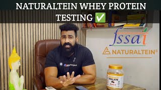 ➡️Naturaltein whey protein testingManufacturing unit audit by FSSAI ✅ [upl. by Aniehs]