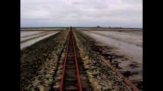 Lorenfahrt zur Hallig Nordstrandischmoor [upl. by Sucitivel436]