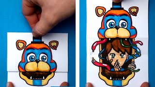 COOL DOs amp DONTs FNAF SECURITY BREACH ARTS amp PAPER CRAFTS for FANS [upl. by Ayanad]