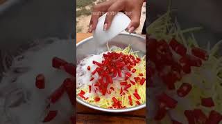 Fish fry and mango chilli  shorts viral mango crispy [upl. by Cattima]