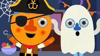 Knock Knock Trick Or Treat  Halloween Kids Song  Noodle amp Pals [upl. by Ahsyle232]