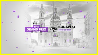 2324 Budapest Epee GP  Piste 6 [upl. by Aicekan]