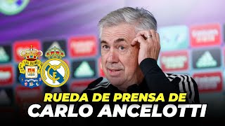 🎙 RUEDA DE PRENSA DE ANCELOTTI  LAS PALMAS  REAL MADRID  SportPlus [upl. by Yelyac]