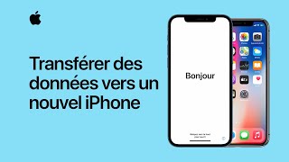 Transférer les données de votre ancien iPhone vers un nouvel iPhone – Assistance Apple [upl. by Nnaeed]