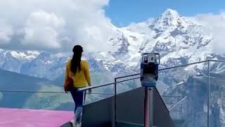 Birg Thrill Walk at Schilthorn Switzerland [upl. by Adnalram]