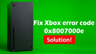 Fix Xbox error code 0x8007000e [upl. by Ateiram906]