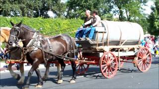 2012 Horse and Mule Drawn Wagons at Pendleton Roundup September 14 2012 Part 2 [upl. by Ydnak]