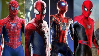 The Evolution of SpiderMan’s Suits in Movies 20022019 [upl. by Marinelli]