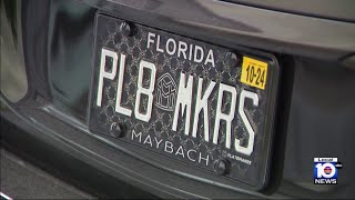 Illegal customization of license plates coming under fire in South Florida [upl. by Sirromal]