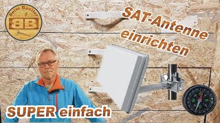 SATAntenne einrichten für den Balkon  super einfach  kann jeder [upl. by Analli]