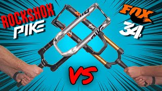 Fox 34 vs RockShox Pike  2020 Edition  Which Fork Wins [upl. by Rowell368]