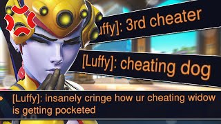 I got called a CHEATER for existing as Widowmaker in Overwatch [upl. by Flor340]